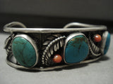 For Kristin- Museum Vintage Navajo Turquoise Native American Jewelry Silver Bracelet Old Jewelry-Nativo Arts