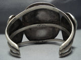 Gargantuan Vintage Native American Jewelry Navajo Royston Turquoise Sterling Silver Bracelet-Nativo Arts