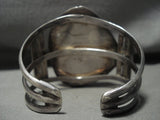 Giant 94 Grams Vintage Navajo Royston Turquoise Native American Jewelry Silver Bracelet-Nativo Arts