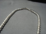 Gigantic Native American Navajo Sterling Silver Coral Squash Blossom Necklace-Nativo Arts