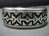 Guaranteed Authentic Thomas Singer Vintage Native American Jewelry Navajo Sterling Silver Bracelet-Nativo Arts