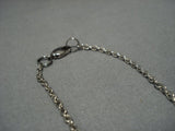 Guaranteed Authentic Vintage Native American Jewelry Navajo Thomas Singer Gold Sterling Silver Necklace-Nativo Arts