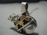 Guaranteed Authentic Vintage Native American Jewelry Navajo Thomas Singer Gold Sterling Silver Necklace-Nativo Arts