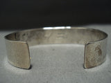 Guaranteed Authentic Vintage Navajo Thomas Singer Gold Sterling Silver Bracelet-Nativo Arts