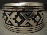 Guaranteed Authentic Vintage Navajo Thomas Singer Native American Jewelry Silver Bracelet-Nativo Arts