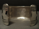 Guaranteed Authentic Vintage Navajo Thomas Singer Native American Jewelry Silver Bracelet-Nativo Arts