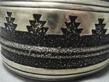 Guaranteed Authentic Vintage Navajo Thomas Singer Sterling Native American Jewelry Silver Bracelet-Nativo Arts