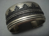 Guaranteed Authentic Vintage Navajo Thomas Singer Sterling Native American Jewelry Silver Bracelet-Nativo Arts
