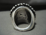 Heavy 35 Gram 'Plethora Of Native American Jewelry Silver Balls' Huge Sterling Navajo Ring-Nativo Arts