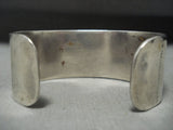 Heavy And Extremely Detailed Vintage Zuni Kachina Native American Jewelry Silver Turquoise Bracelet-Nativo Arts