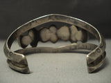 Heavy And Old Vintage Navajo Vibrant Turquoise Sterling Native American Jewelry Silver Bracelet-Nativo Arts