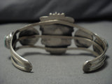 High Grade Carico Lake Turquoise Vintage Native American Navajo Sterling Silver Bracelet Old-Nativo Arts