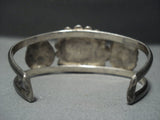 High Grade Morenci Turquoise!! Vintage Navajo Sterling Native American Jewelry Silver Bracelet-Nativo Arts