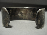 Historical Vintage Hopi Bueford Dawahoya 'Micro Chisel' Native American Jewelry Silver Pueblo Bracelet-Nativo Arts