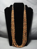 Huge Amounts Of Coral Navajo Native American Jewelry jewelry Sterling Silver Yazzie Necklace-Nativo Arts