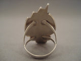 Huge Badger Paw Navajo Navajo Native American Jewelry Silver Ring-Nativo Arts