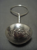 Huge Completely Hand Wrought Solid Sterling Native American Jewelry Silver Baby Rattle-Nativo Arts