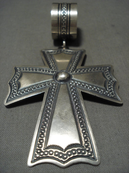Huge 'Expert Stamp' Vintage Navajo Native American Jewelry jewelry