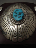 Huge Huge Huge Vintage Navajo Turquoise Native American Jewelry Silver Ketoh Bracelet-Nativo Arts