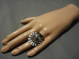 Huge Sterling Silver Dancer Ring-Nativo Arts