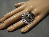 Huge Sterling Silver Dancer Ring-Nativo Arts