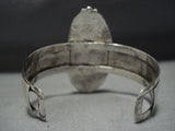 Huge!! Vintage Native American Jewelry Navajo #8 Turquoise Sterling Silver Bracelet Old Cuff-Nativo Arts