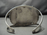Huge!! Vintage Native American Navajo Royston Turquoise Sterling Silver Bracelet Old Cuff-Nativo Arts