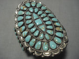 Huge! Vintage Native American Navajo Zuni Dan Wauneka Royston Turquoise Sterling Silver Bracelet-Nativo Arts