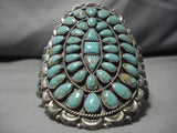 Huge! Vintage Native American Navajo Zuni Dan Wauneka Royston Turquoise Sterling Silver Bracelet-Nativo Arts