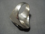 Huge!! Vintage Native American Zuni Snake Turquoise Sterling Silver Nativr American Ring Old-Nativo Arts
