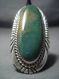 Huge Vintage Navajo Native American Jewelry jewelry Royston Turquoise Sterling Silver Ring Old-Nativo Arts