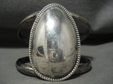 Huge Vintage Navajo 'Native American Jewelry Silver Sphere' Sterling Bracelet Old Pawn-Nativo Arts