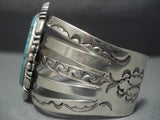Huge Vintage Navajo Royston Turquoise Sterling Native American Jewelry Silver Bracelet-Nativo Arts