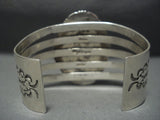 Huge Vintage Navajo Royston Turquoise Sterling Native American Jewelry Silver Bracelet-Nativo Arts