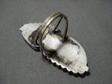 Huge!! Vintage Navajo Royston Turquoise Sterling Silver Native American Ring Old-Nativo Arts