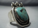 Huge Vintage Navajo Sterling Native American Jewelry Silver Ring-Nativo Arts