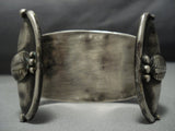 Huge Vintage Navajo Turquoise Sterling Silver Native American Jewelry Bracelet-Nativo Arts