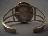 Huge Vintage Zuni Apache Kachina Dancer Native American Jewelry Silver Bracelet-Nativo Arts