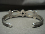 Important Aaron Anderson Turquoise Native American Jewelry Silver Tufa Cast Bracelet-Nativo Arts