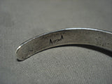 Important Aaron Anderson Turquoise Native American Jewelry Silver Tufa Cast Bracelet-Nativo Arts