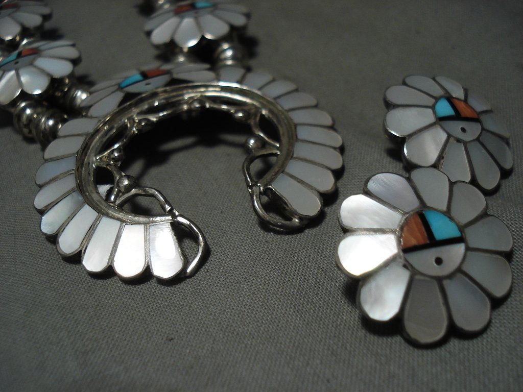 Important Ashberry Gasper Vintage Zuni Turquoise Native American