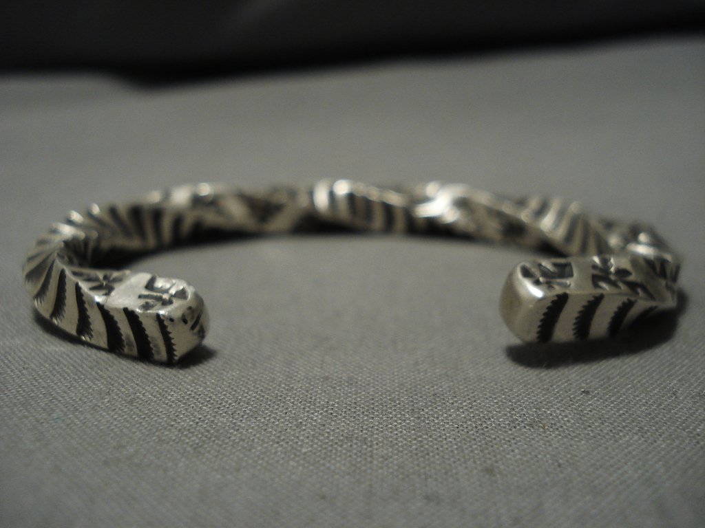 Important Derrick Cadman Sterling Silver Native American Navajo