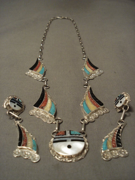 Important Famous Zuni Eldred Martinez Turquoise Native American