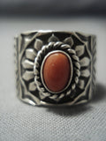 Important Gary Reeves Vintage Navajo Sterling Native American Jewelry Silver Ring-Nativo Arts