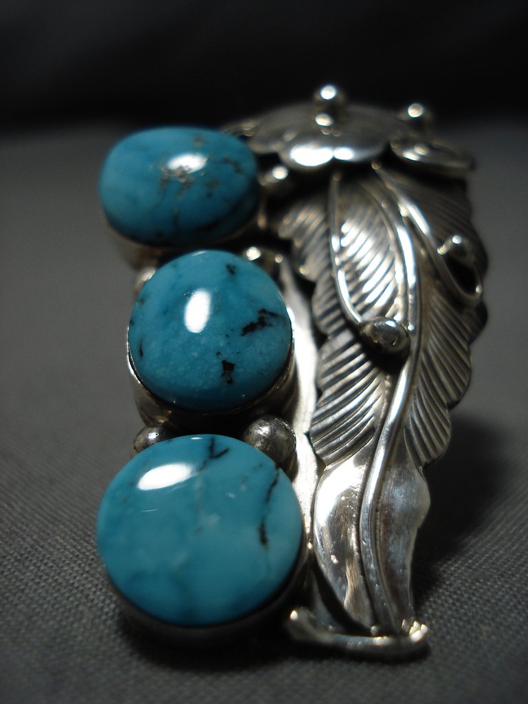 Important Jc Yazzie Vintage Native American Jewelry Navajo