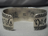 Important!! Jeanette Dale Native American Navajo #8 Turquoise Sterling Silver Bracelet-Nativo Arts