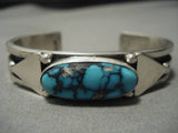 Important!! Jeanette Dale! Native American Navajo Last Chance Turquoise Sterling Silver Bracelet-Nativo Arts