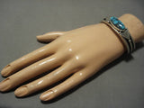 Important!! Jeanette Dale! Native American Navajo Last Chance Turquoise Sterling Silver Bracelet-Nativo Arts