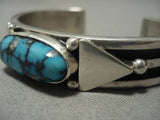 Important!! Jeanette Dale! Native American Navajo Last Chance Turquoise Sterling Silver Bracelet-Nativo Arts