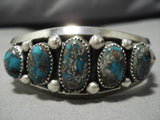 Important Jeanette Dale Sterling Silver Native American Navajo Bracelet Cuff Jewelry-Nativo Arts